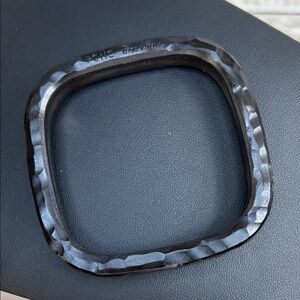 Pono Gray Textured Square Bracelet